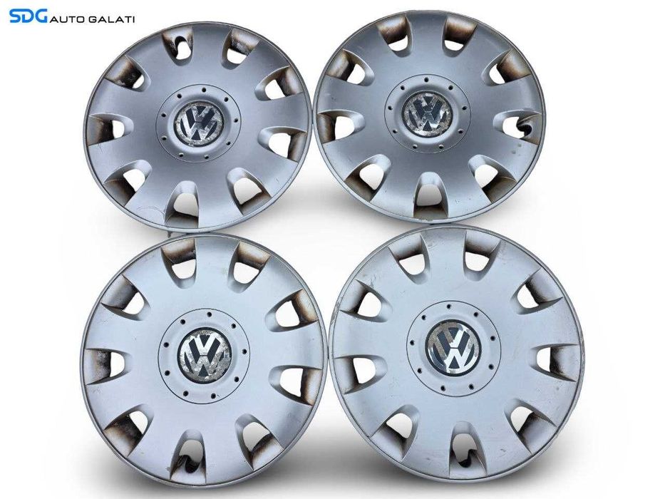 Set 4 Capace Jante Roti Tabla R15 Volkswagen Golf 5 2004 - 2008 Cod 1T0601147 [N5229]