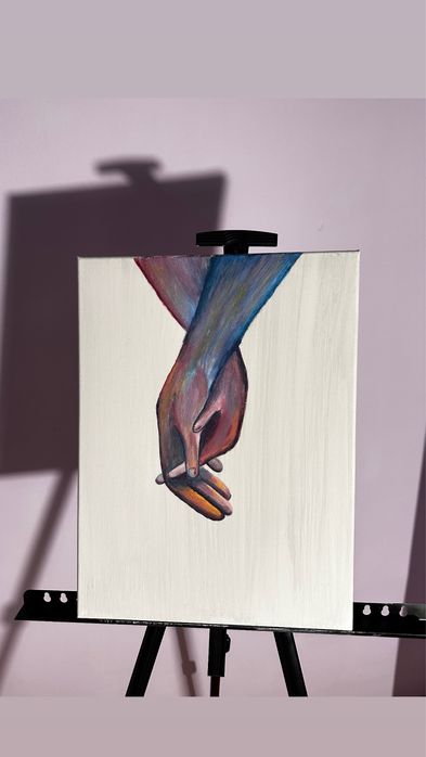 Tablou pictat manual de mine