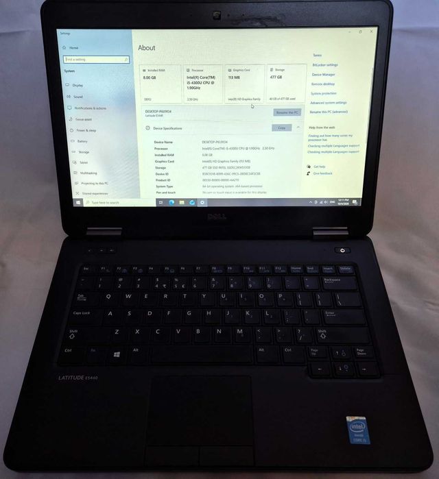 Laptop Dell Latitude E5440