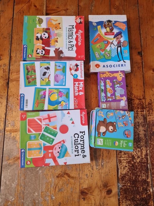 Lot puzzle jocuri copii 1 - 3 ani