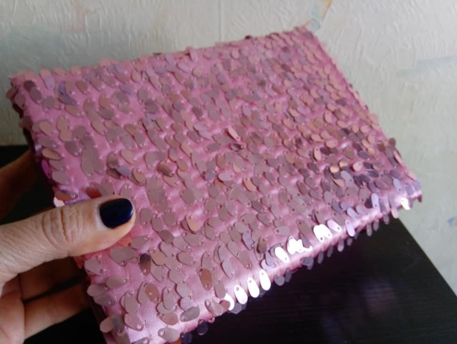 Комплект Луксозни кутии за бижута, сатен и паети