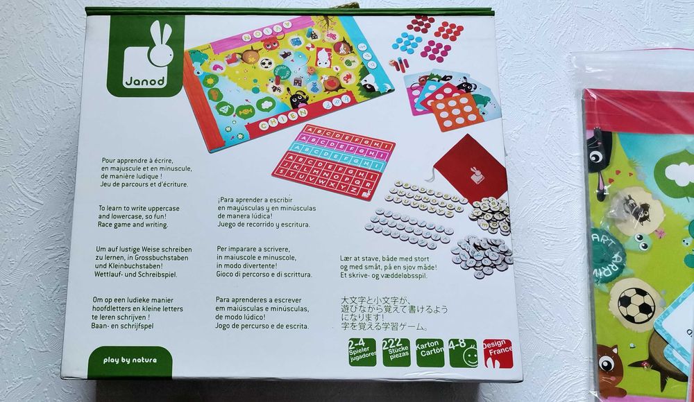 Joc educativ Mottamo Janod – Alfabet -formeaza cuvinte NOU