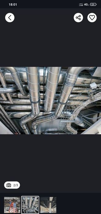 Монтаж систем вентиляции.