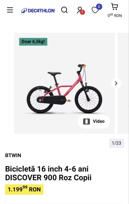 Bicicleta B - Twing Racing 900 Aliminiu FOARTE USOARA