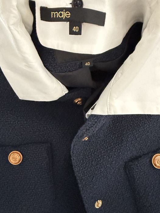 Maje сако с махаща се яка