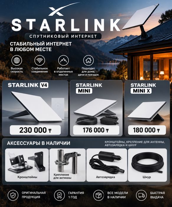 Starlink, старлинк, спутниковый интернет