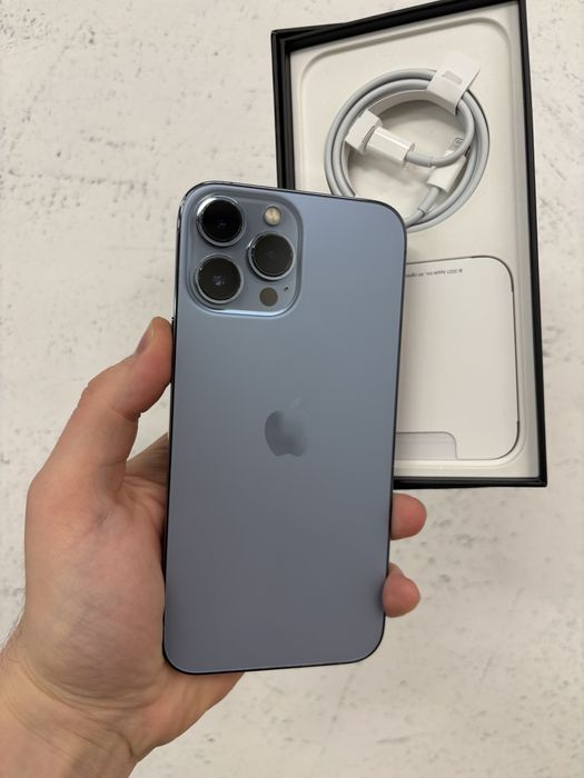 IPhone 13 Pro Max Impecabil Bleu Sierra Blue  128 GB full box 92% bat