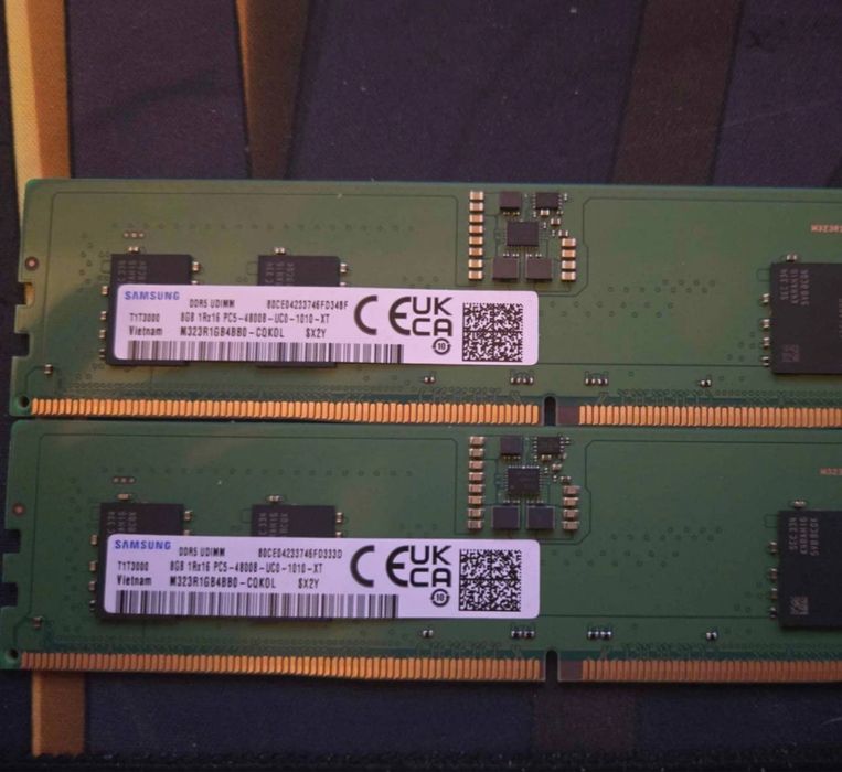 DDR5 Samsung 2x8 16GB для компьютера