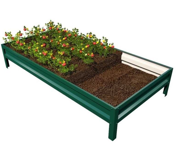 Градинска леха Primaterra сив/кафяв/ зелен цвят