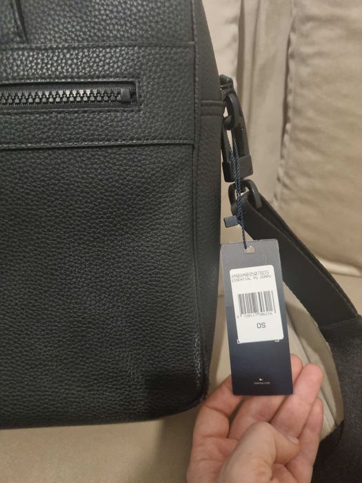 TOMMY HILFIGER Чанта за документи 'Essential' в Черно