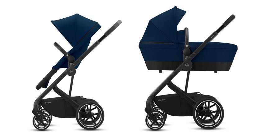 Бебешка количка 2в1 Cybex Balios S, синя + подарък