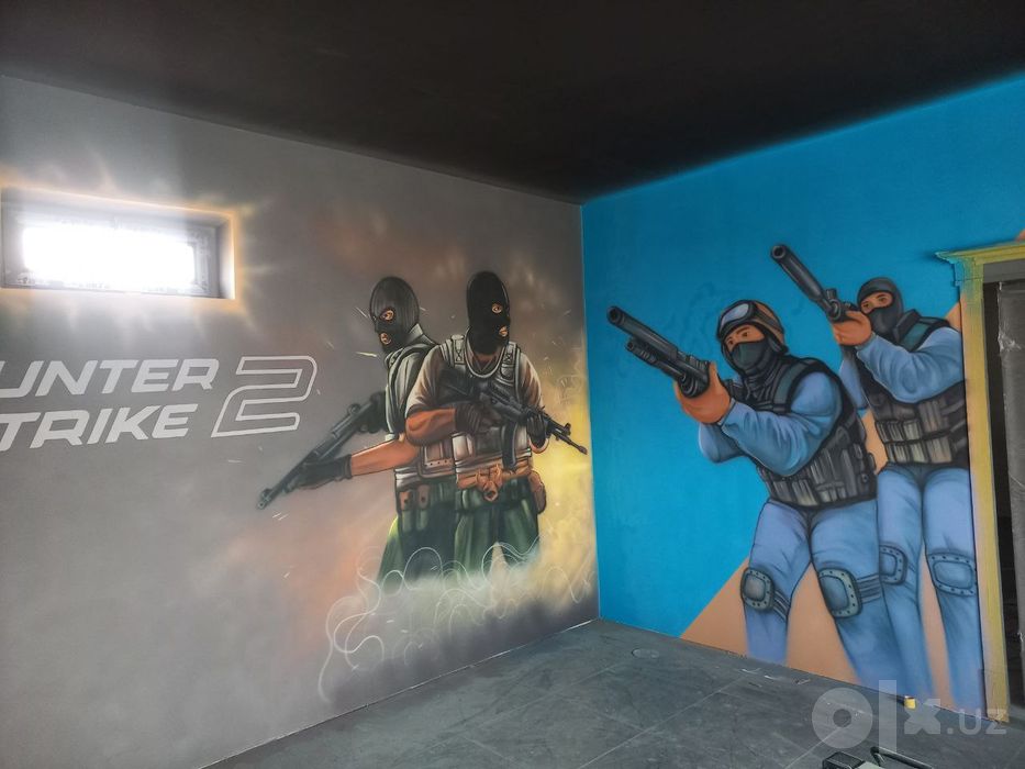 Rassom hizmati Bogʼcha maktab cafe game clublarga