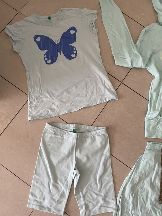 Рокли Бенетон,Зара,суитчер,яке,Sisley;блуза,клин Okaidi,146/152