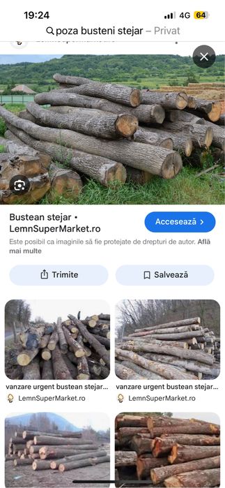 Vand lemn de foc si de lucru