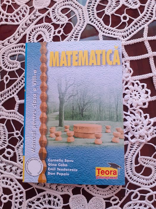 Vând manual de matematică pentru clasa a-VIII-a