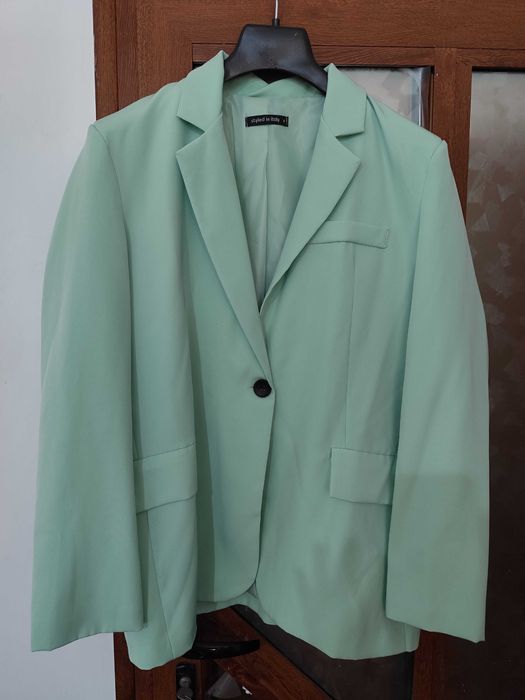 Овърсайз сако цвят мента