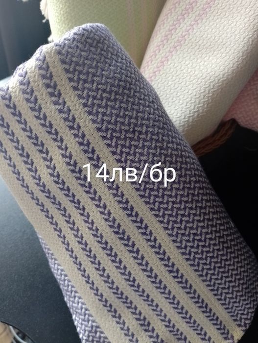 Плажни тънки памучни кърпи пещемал 100/180 см от 100% памук и хавлиени