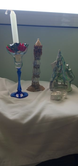 естествени камъни,картина, ретро дядо Коледа,кутии,икона, свещник