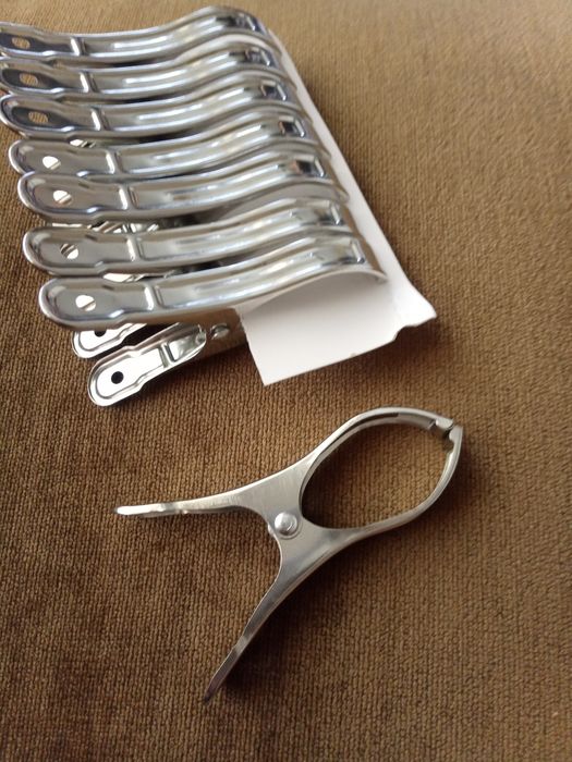 Комплект щипки неръждаеми