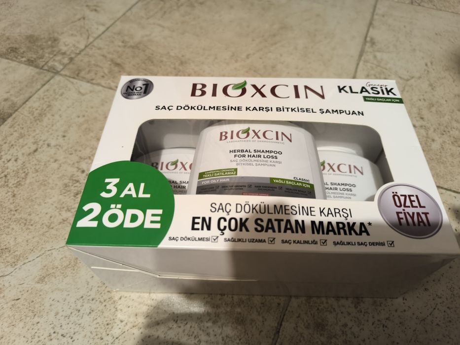 Турски шампоан Bioxcin различни видове