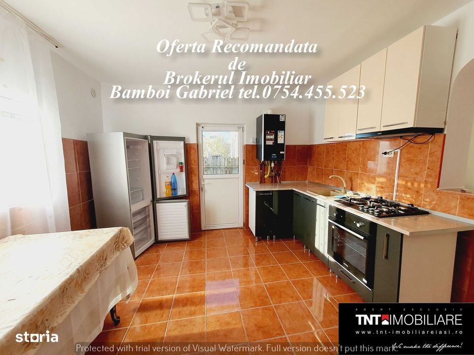 Casa single noua cu gradina si terasa de inchiriat zona Voinesti