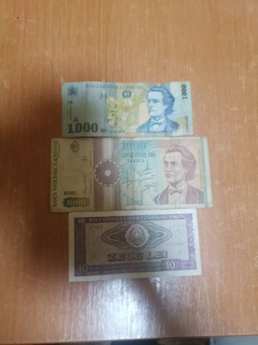 Vând bacnote vechi românești