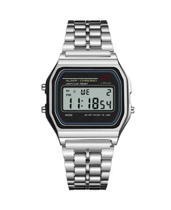 Casio(A158WA-1) soat Silver(кумуш) Gold( Black(qora) Black (Матовый)