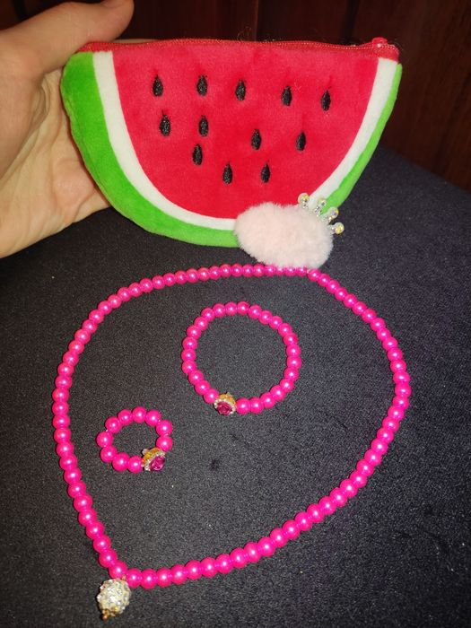 Подарок украшения цепочка, браслет ,кольцо для маленьких девочек 8 м