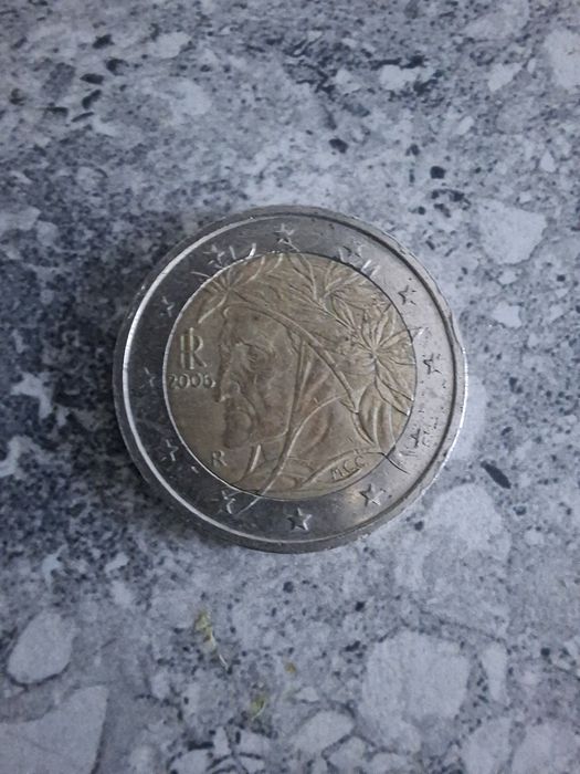 Moneda 2 euro Dante Alighieri