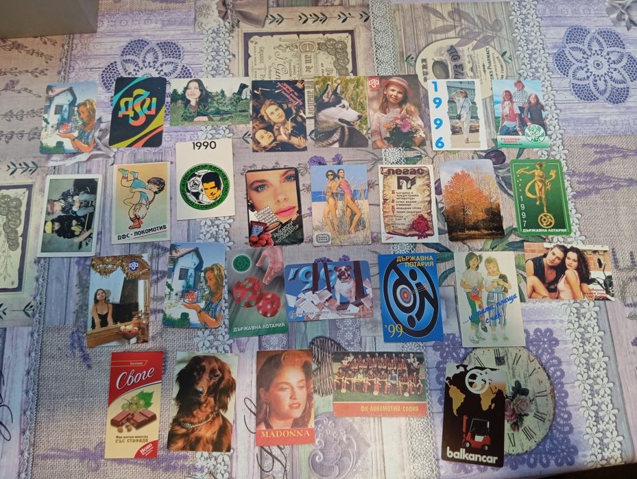 Календарчета от 90те години на 20ти век