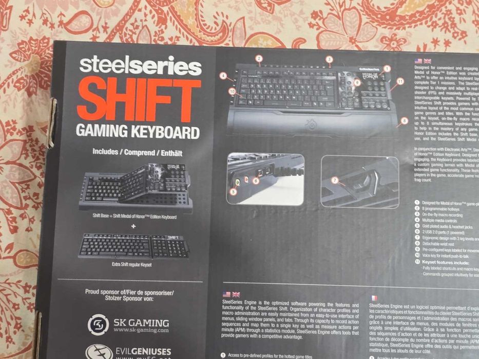 Tastatură Gaming SteelSeries Shift Medal of Honor Edition