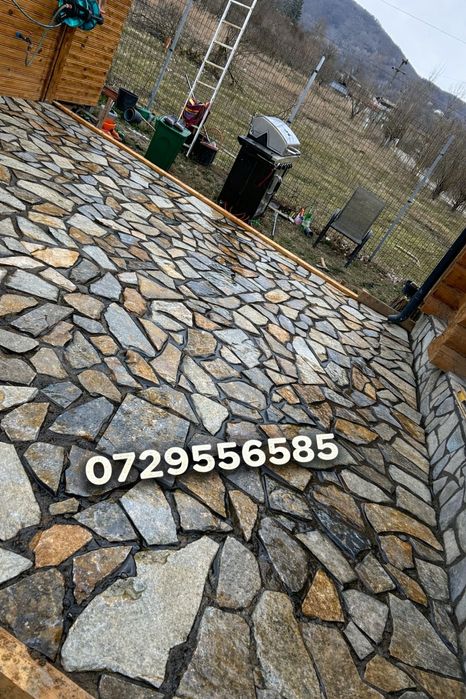 Piatra naturala de munte și montaj profesional