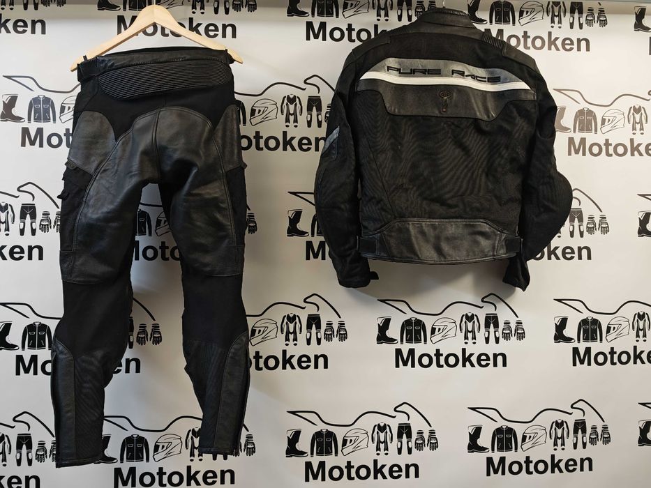 Costum moto piele/textil IXS marime 50