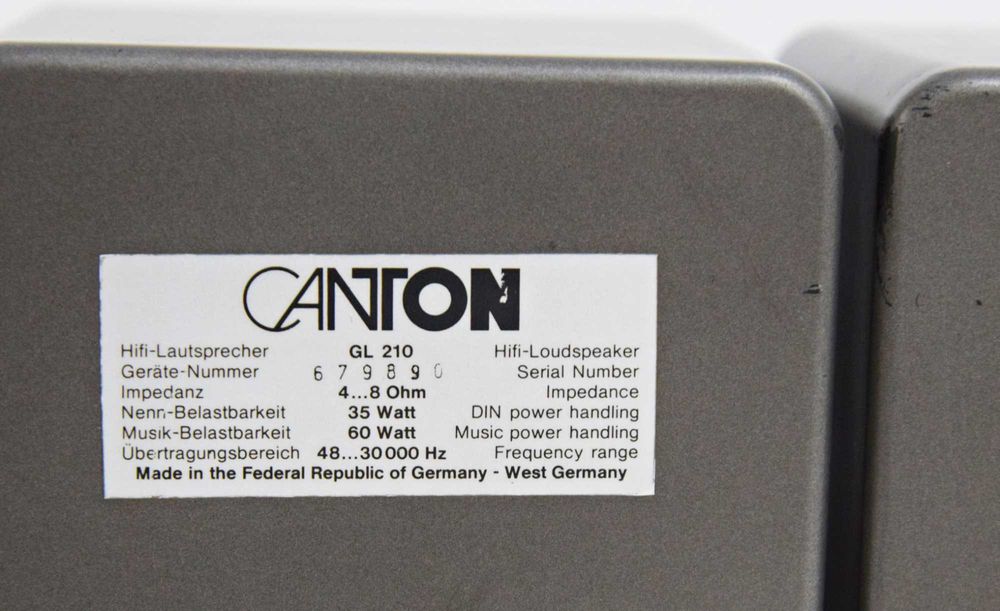 Boxe Canton GL 210