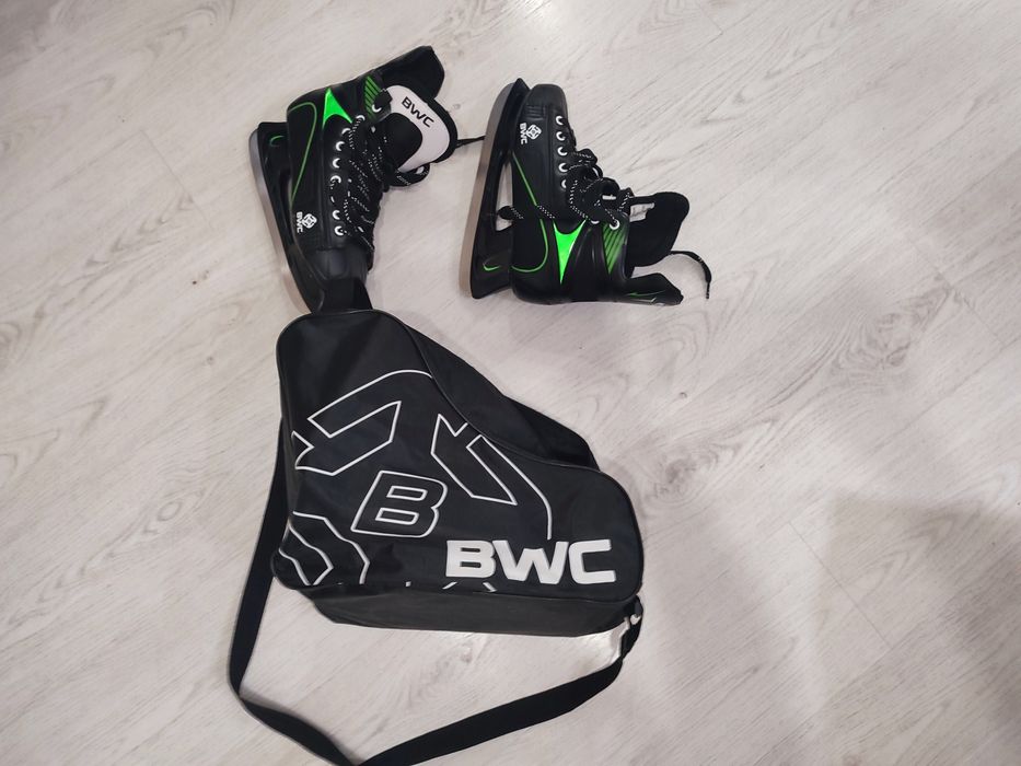 Коньки Biwec зеленые идеал 39