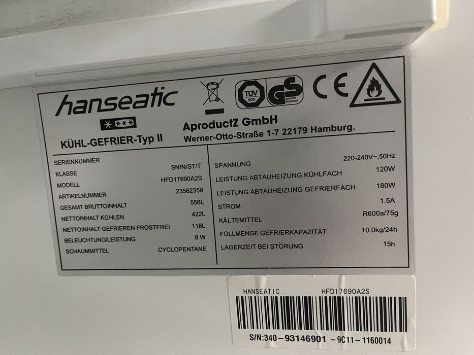 Frigider Side by side multi door