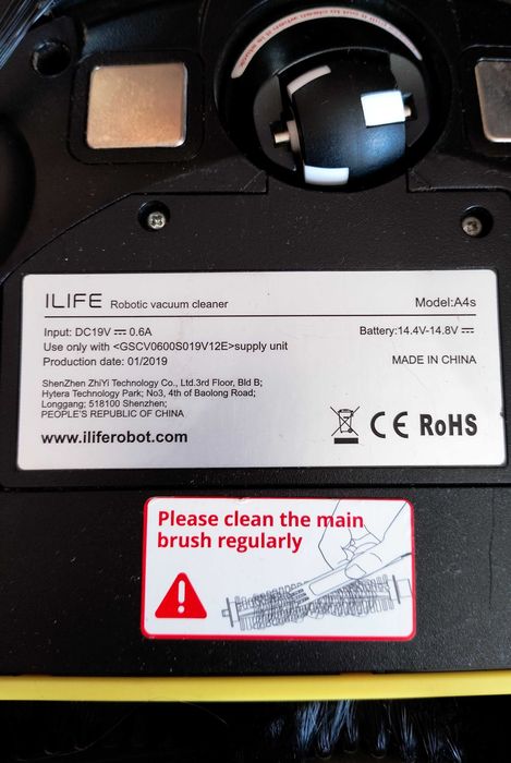 робот-пылесос ilife a4s