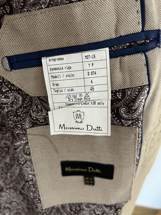 Sacou Massimo Dutti Bej