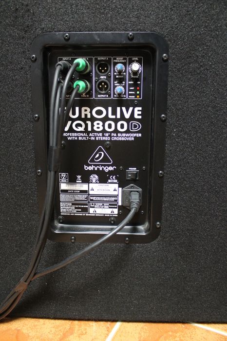 Boxe profesionale behringer