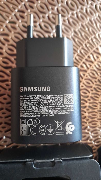 set incarcator Samsung Original Super Fast Charge 25w adaptor + cablu
