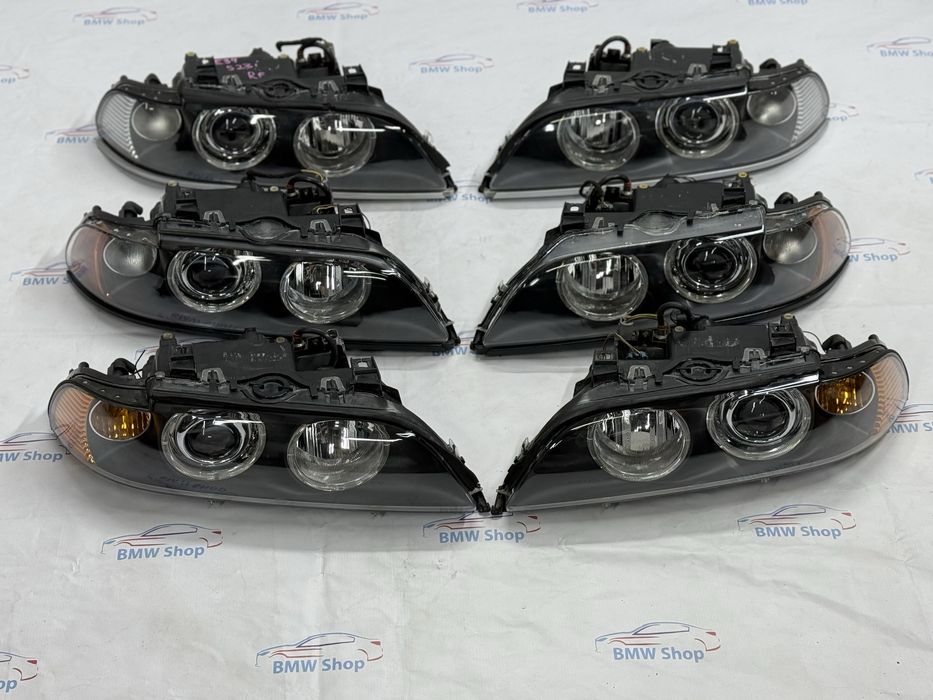 Передние фары от bmw e39, бмв е39 рестайлинг