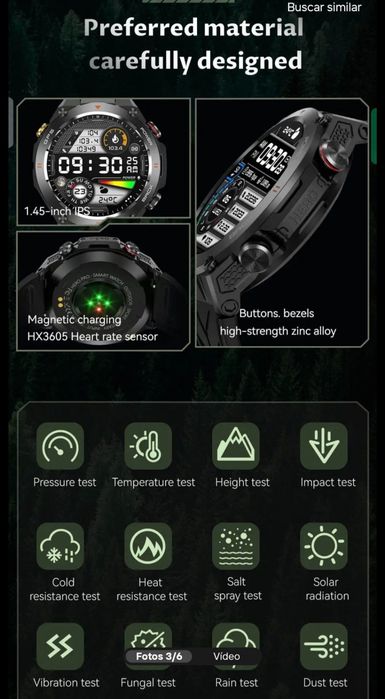 GPS SPORT WATCH, qul sohati, barcha funktsiyaga ega, Orginal nusxasi,