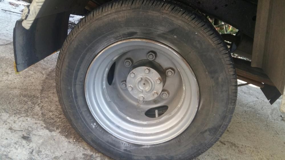 комплект джанти с двойна гума за нисан кабстар