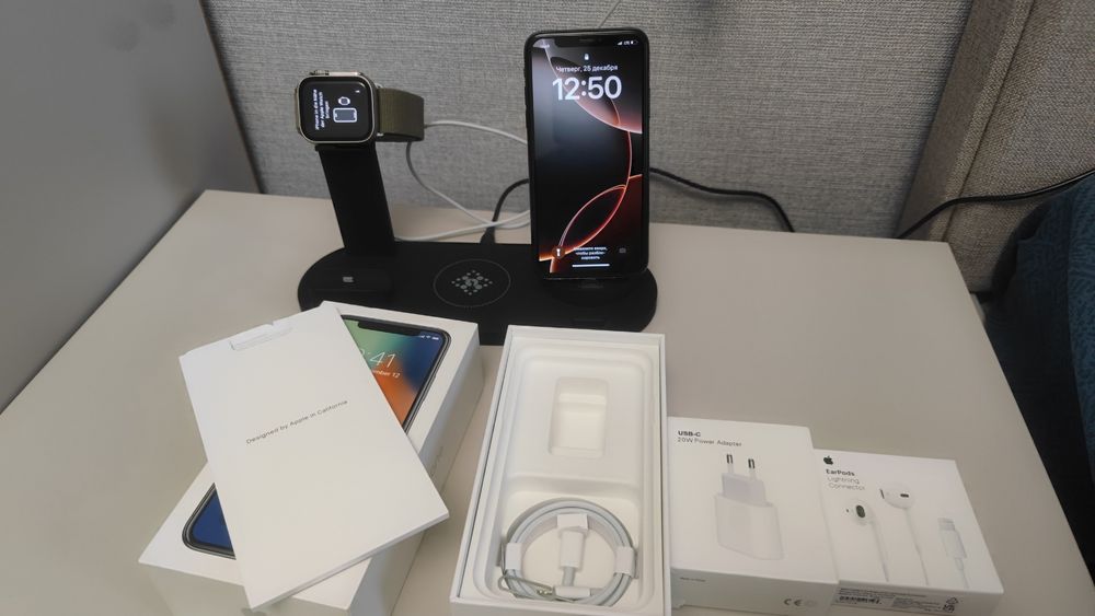 iPhone X айфон 10 ёмкость 89 родная полный комплект Имей есть IMEI bor