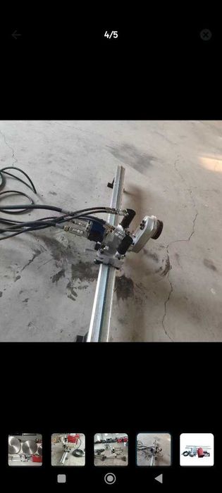 Каретка с тросом для резки бетона