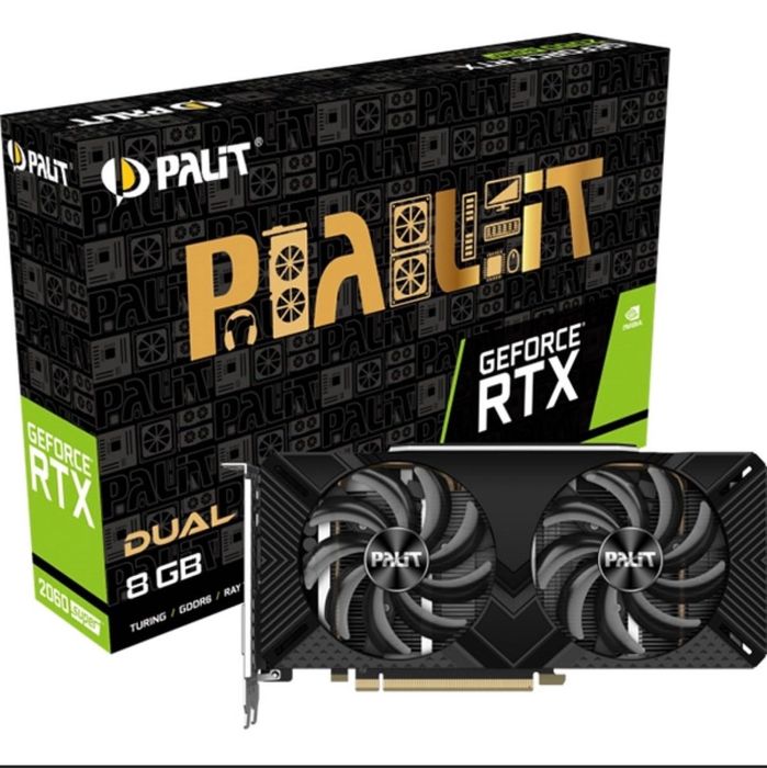 RTX 2060 SUPER Palit Dual 8GB – stare impecabilă