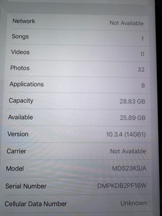 iPad 4th generation (retina)