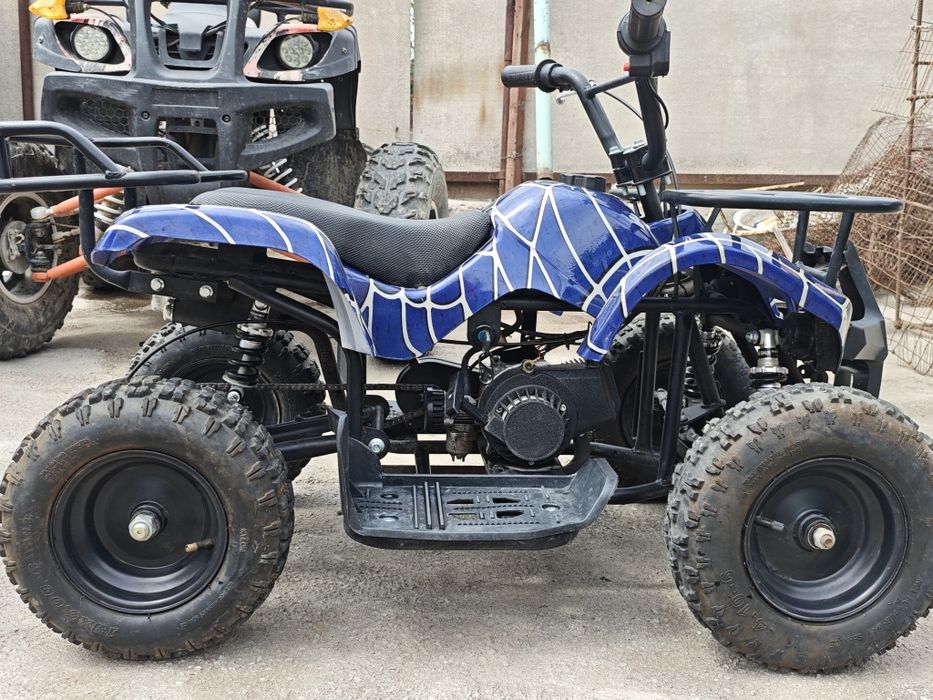 Детский квадроцикл Atv 49cc (синий)