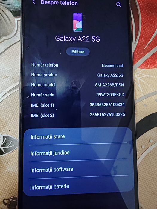 Samsung A22  5 g