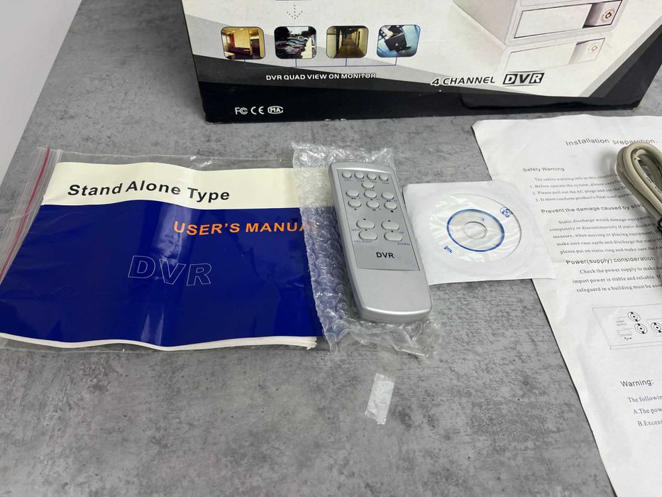 DVR, digital video recorder sistem, 4 channel